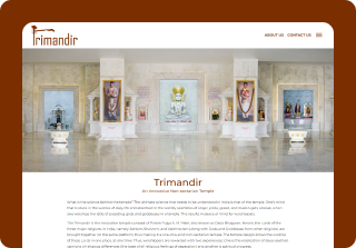 Trimandir Website